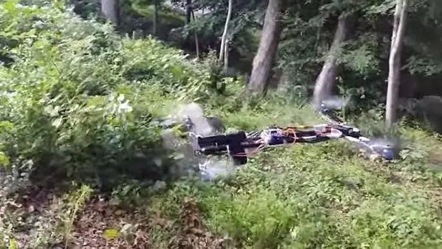 Un fotograma del polémico vídeo del supuesto dron