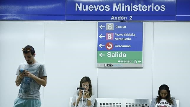 Metro de Madrid inundado por la tormenta de verano