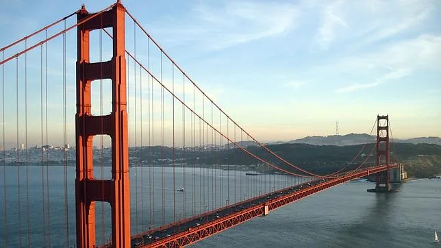 El famoso puente Golden Gate de la Bahía de San Francisco
