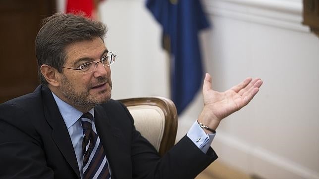 el ministro de Justicia, Rafael Catalá