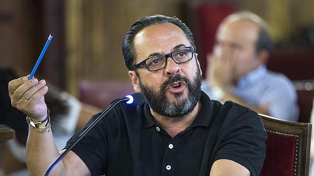 Álvaro Pérez, «El Bigotes», durante su declaración en el juicio el pasado mes de julio