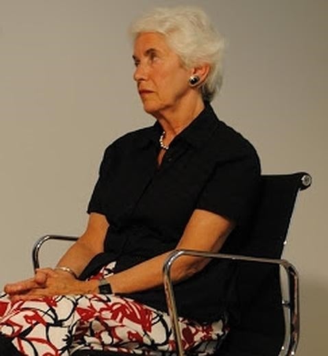 Eva, durante la entrevista