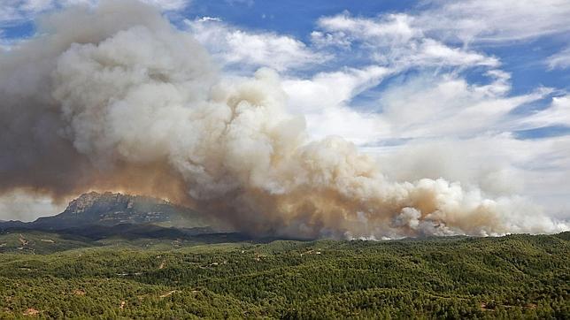 El incendio de Òdena afecta a 1.235 hectáreas