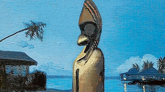 Charris, artista «encapsulado» en Denia