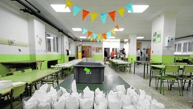 La Comunidad solo cubre el 10,9% de las plazas de comedores escolares