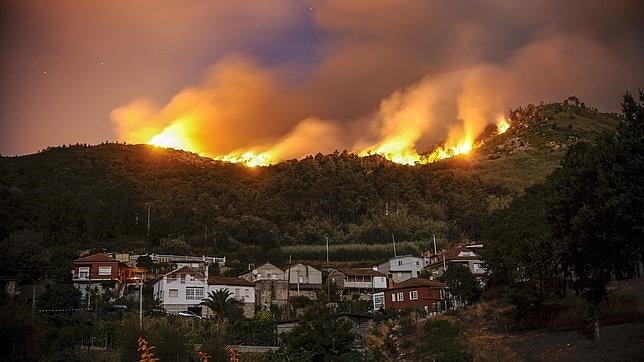 Detienen al presunto autor del incendio provocado en las afueras de Orense