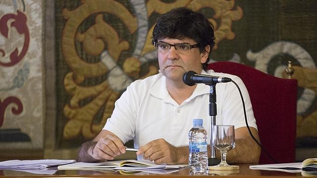 Miguel Ángel Pavón, durante una sesión plenaria