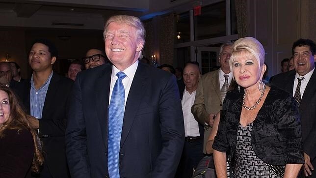Trump y su ex esposa en un evento celebrado en 2014