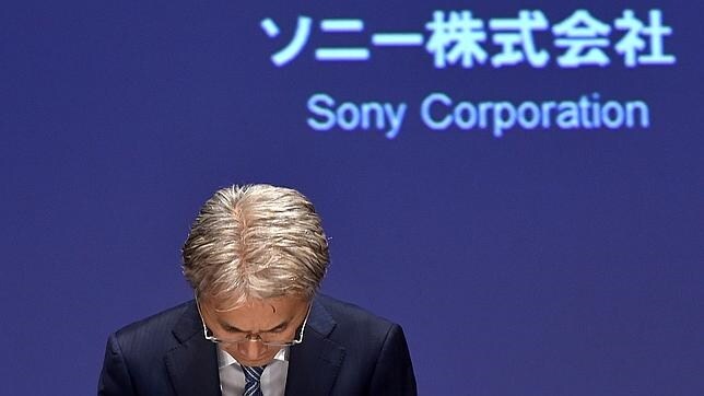 Kenichiro Yoshida, director financiero de Sony, durante la presentación de los resultados