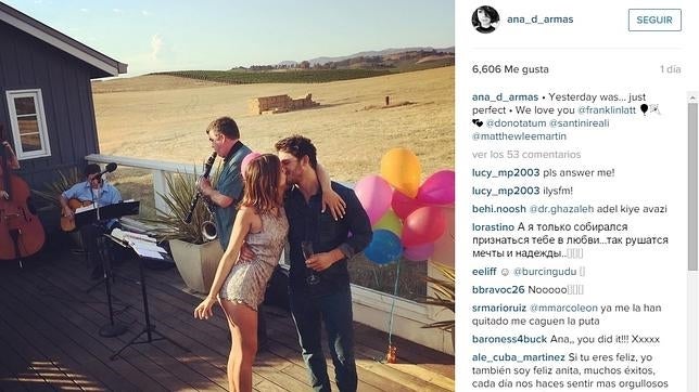 Ana de Armas destapa su amor en las redes sociales