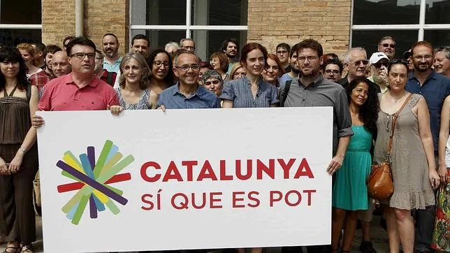 Las marcas blancas de Podemos en Cataluña se dividen por el independentismo