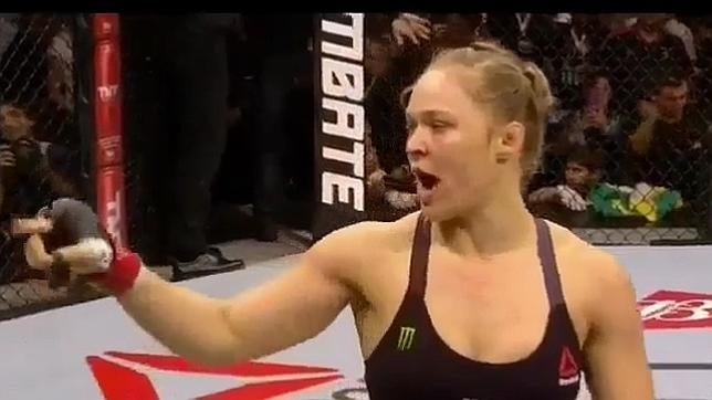 Ronda Rousey tras noquear a su última rival: «¡No llores!»