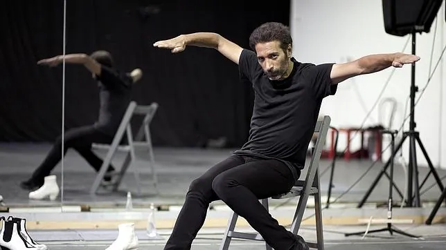  Israel Galván, bailaor y coreógrafo flamenco, en su estudio