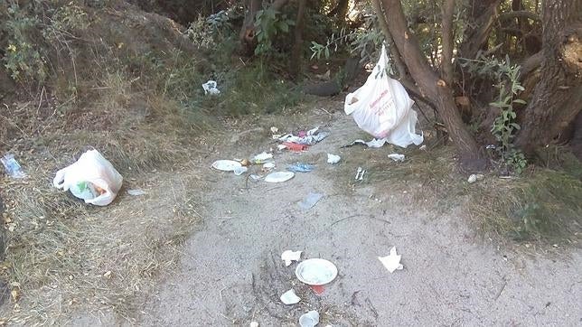 El deplorable estado de La Pedriza y el Manzanares, atestados de basura