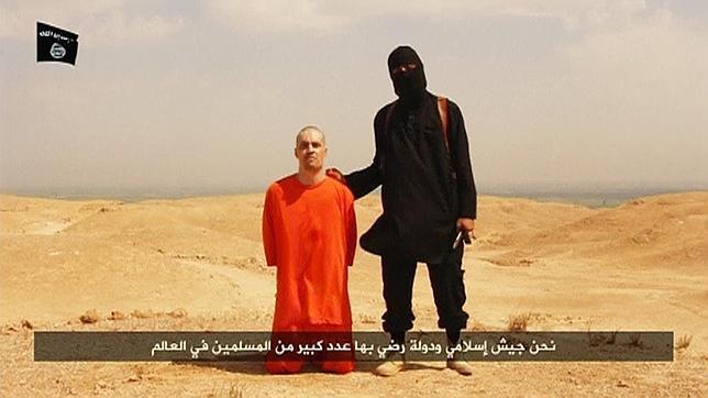 James Foley, en el vídeo de Estado Islámico