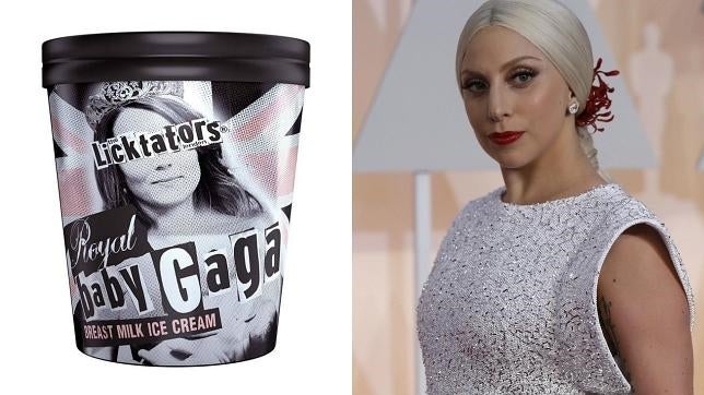 Baby Gaga, los helados de leche materna que molestan a Lady Gaga