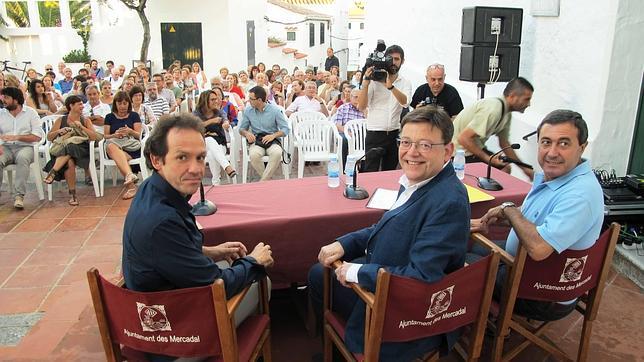 Imagen del acto protagonizado por Puig en Menorca