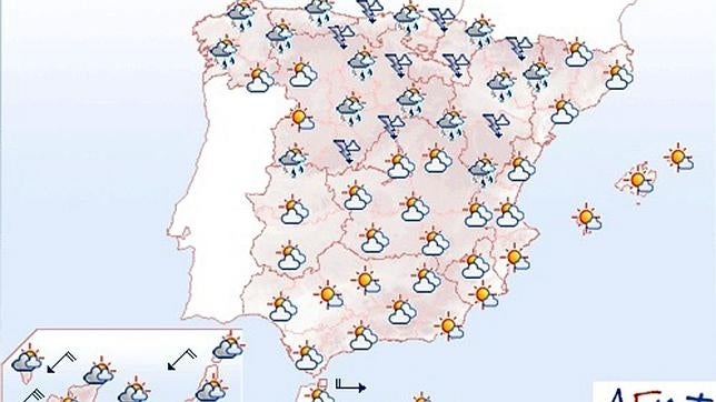 Fin de semana con temperaturas en descenso y probabilidad de lluvia