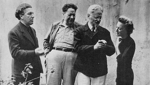 Trotsky, en México en 1938