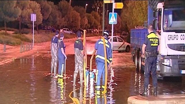 Las tormentas obligan a los bomberos a intervenir 20 veces en la Comunidad