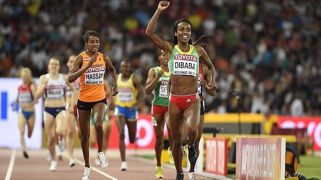 Genzebe Dibaba, campeona del mundo de 1.500 metros