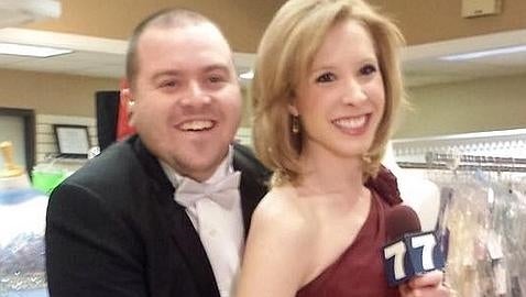 El cámara Adam Ward, de 27 años, y Alison Parker, de 24