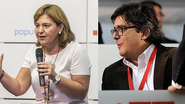 La presidenta del PPCV y el número dos del PSPV se enzarzan en las redes sociales