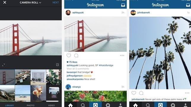 Instagram acaba con la dictadura de las fotos cuadradas