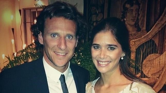 Diego Forlán y Paz Cardoso se estrenan como padres