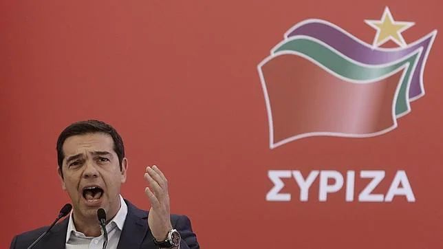 Tsipras durante su discurso del sábado