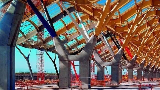 La T4 antes de ser inaugurada