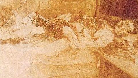 El cadáver de Mary Jane Kelly (WIKIMEDIA)