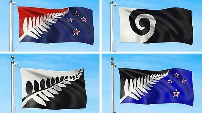 Nueva Zelanda ya tiene cuatro finalistas para convertirse en su nueva bandera nacional