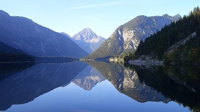 El lago Plansee, en el Tirol austríaco
