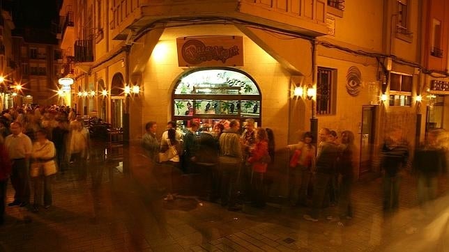 Una esquina de la mítica Calle Laurel