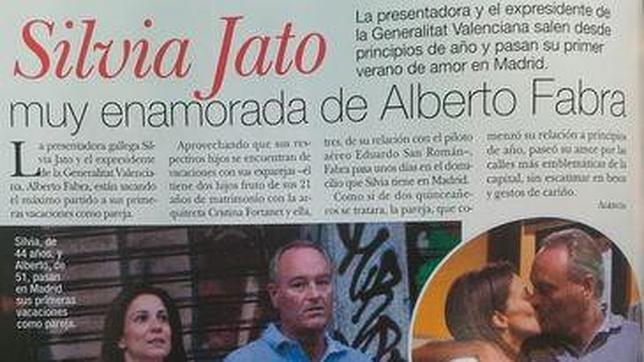 Alberto Fabra y Silvia Jato pasean su amor por las calles de Madrid