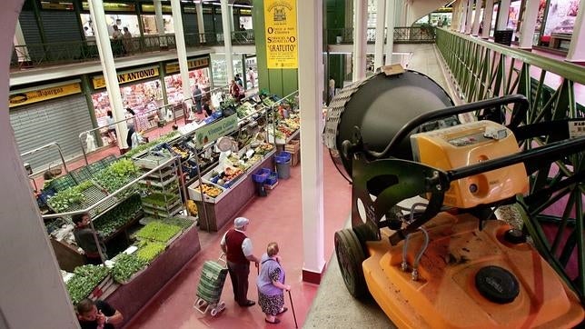 Mercado de San Blas, en Logroño