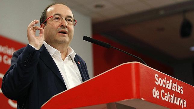 El primer secretario del PSC y candidato a presidir la Generalitat, Miquel Iceta