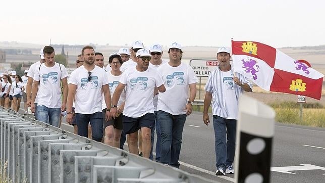 La «Marcha Blanca» finaliza su andadura  frente a las puertas del Ministerio de Agricultura