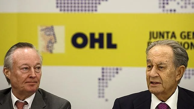 Los dos hombres fuertes de OHL: el exministro y consejero delegado de la constructora Josep Piqué (izda) y su presidente, Juan Miguel Villar Mir (dcha)