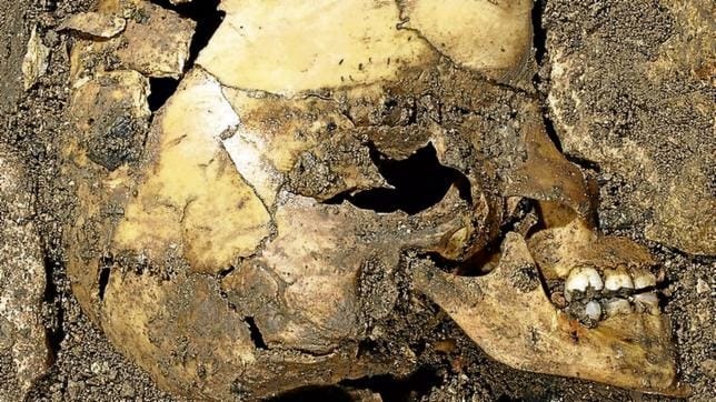 Niño calcolítico de hace 4.900 años del yacimiento de El Portalón, del que se ha analizado el ADN