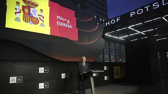 El ministro de Exteriores, José Manuel García Margallo, durante un acto reciente de la Marca España en Berlín