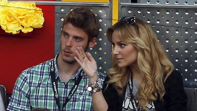 De Gea y Edurne, en una imagen al principio de su relación