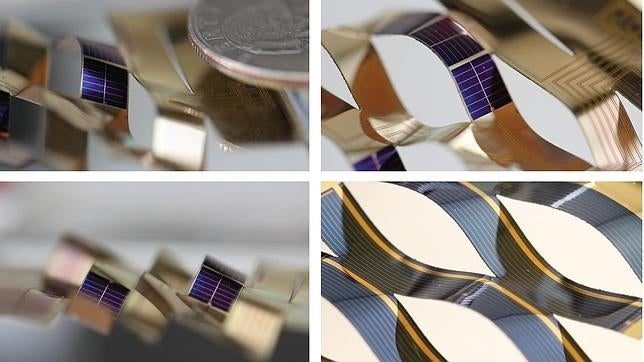 Paneles solares más eficientes con estructuras de «kirigami»