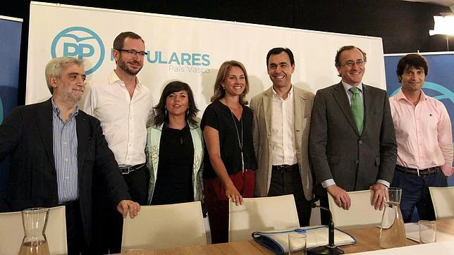 Reunión de la junta directiva del PP vasco el pasado mes de junio