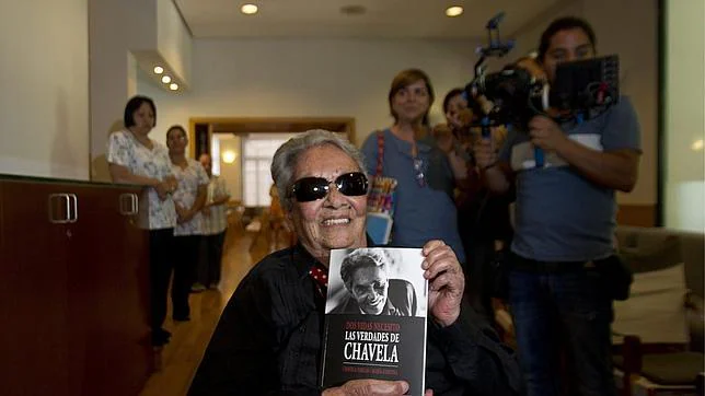 Chavela Vargas, en 2012, en la residencia de Estudiantes