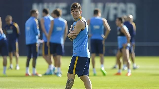 Messi se ausenta del entrenamiento por el nacimiento de su segundo hijo