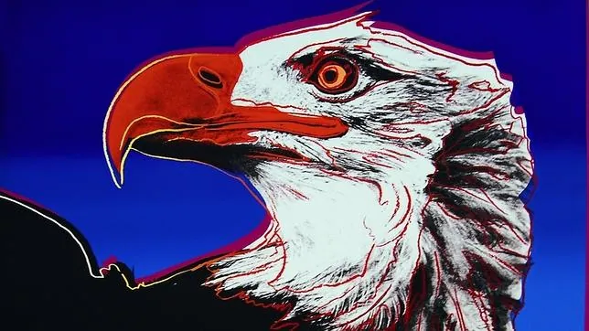 Imagen de la obra «Águila calva», de Andy Warhol, que ha sido robada