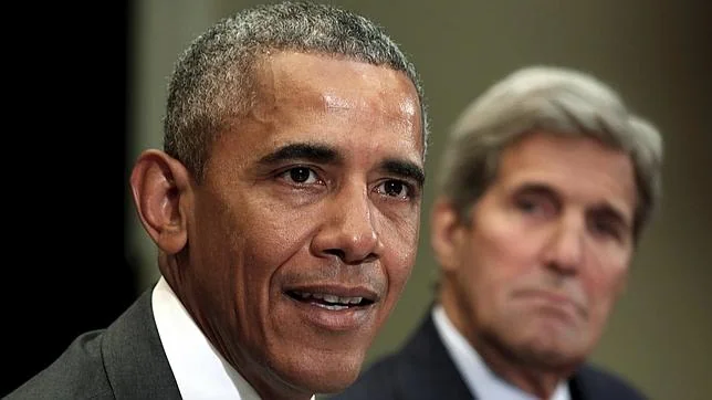 Barack Obama y John Kerry