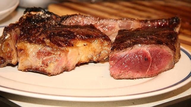 Detalle de uno de los suculentos platos del restaurante